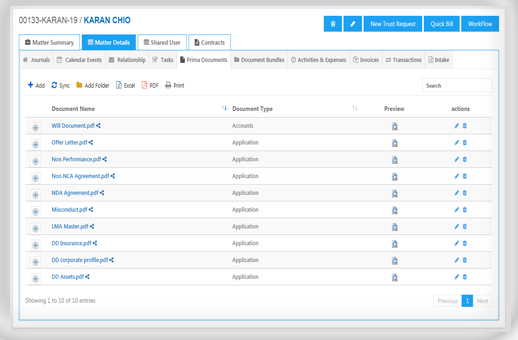 Legal Document Management Solution