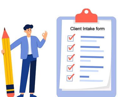 Client intake forms in law firms