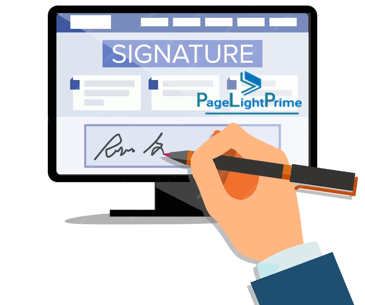 Electronic Signature for legal document