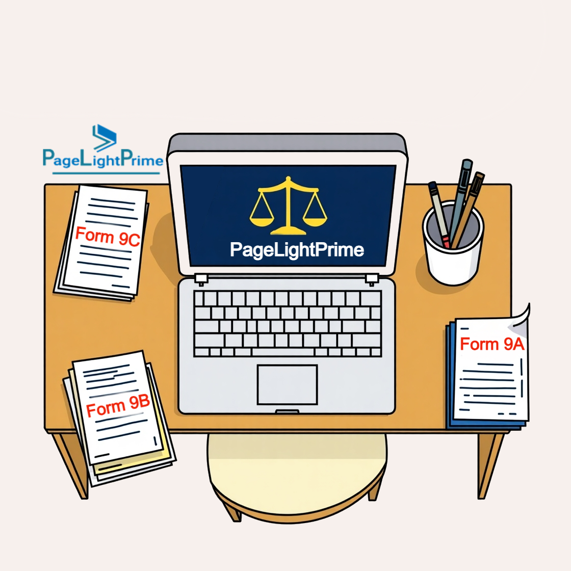 PageLightPrime dashboard showing automated Form 9A trust accounting process for Ontario law firms
