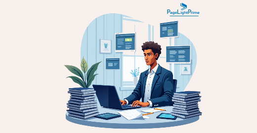 Legal bookkeeping software dashboard showing trust and operating accounts