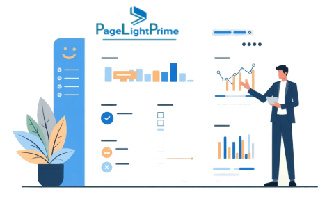 Dedicated support and training section in PageLightPrime software interface