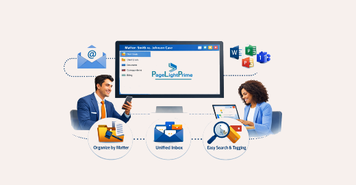 Matter-centric email management in Microsoft 365 for law firms