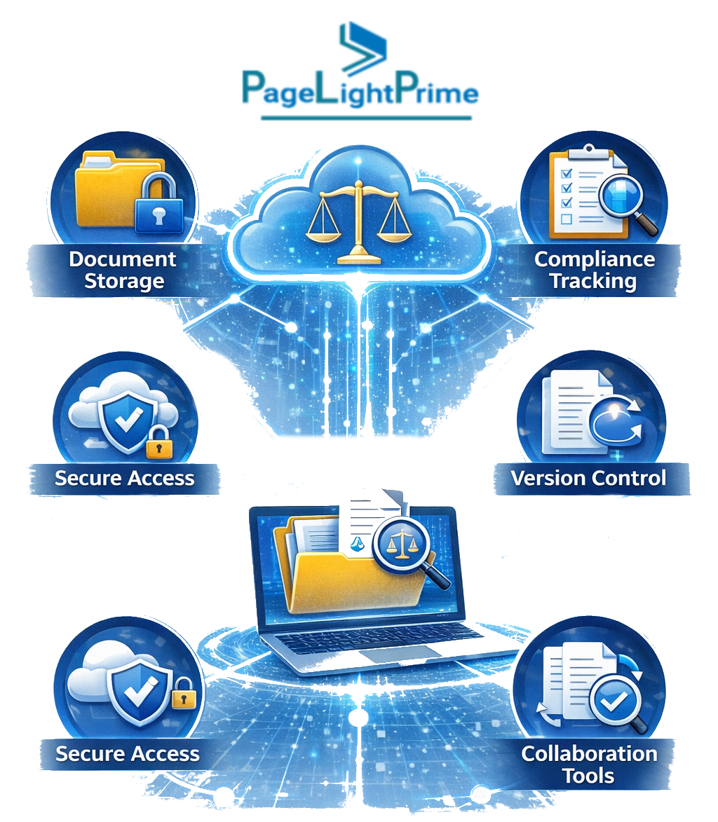 Agentic AI workflow automation managing document lifecycle inside a legal DMS platform.