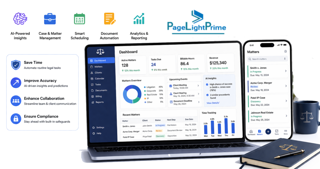 lawyers using AI-powered legal practice management software to reduce administrative work like document review