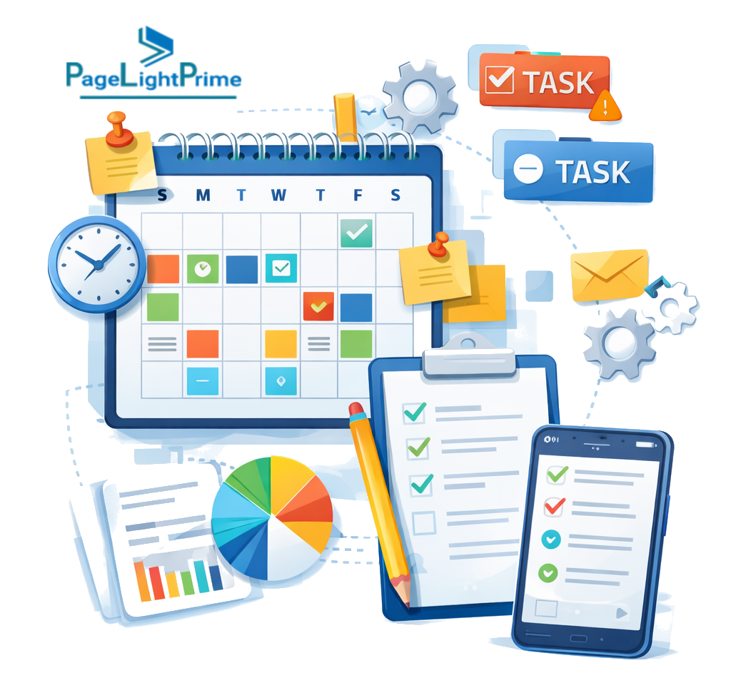 calendar and task data validation and software integrations, including Microsoft 365 and PageLightPrime