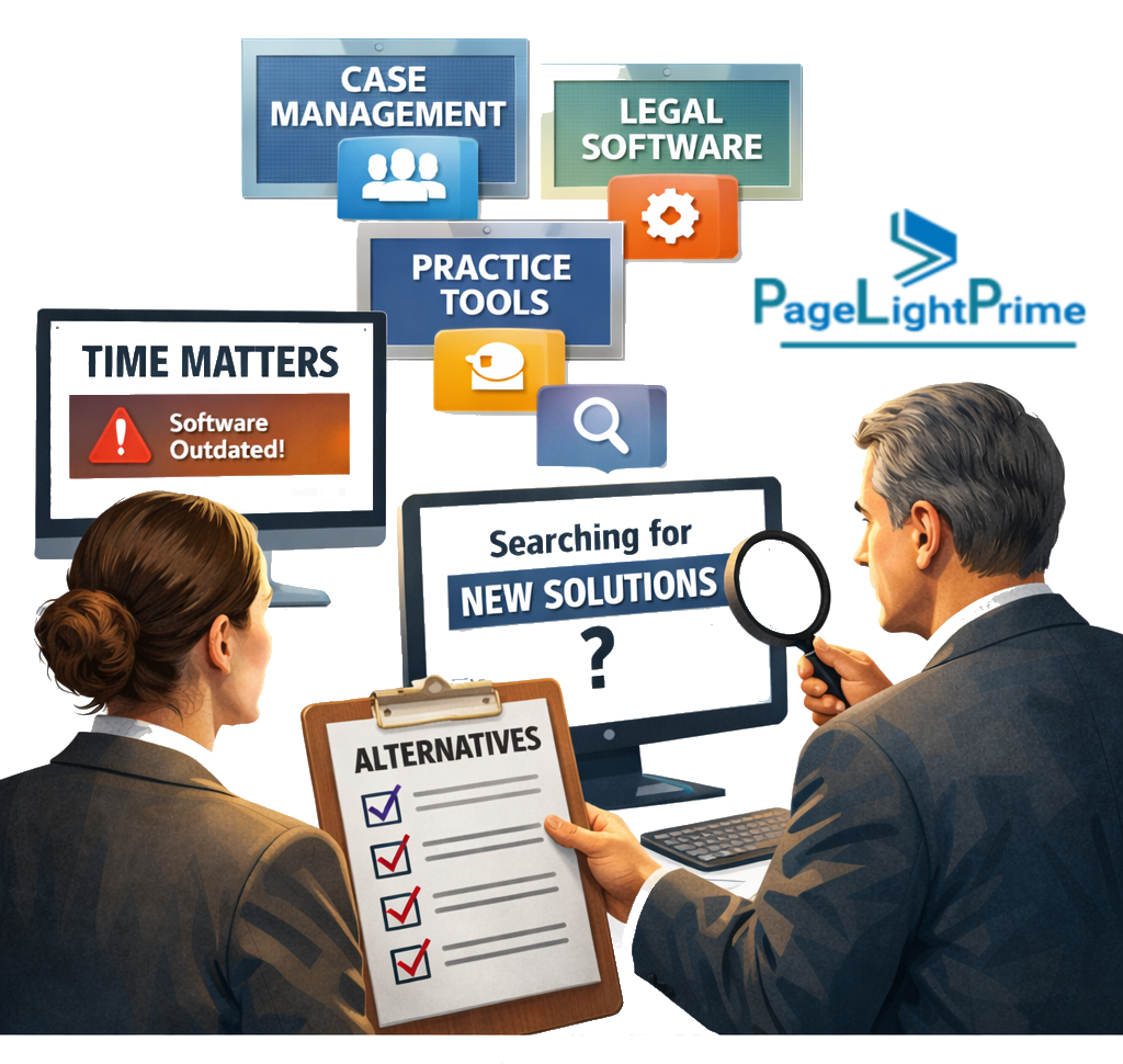 Comparison between cloud legal software and legacy systems like Time Matters