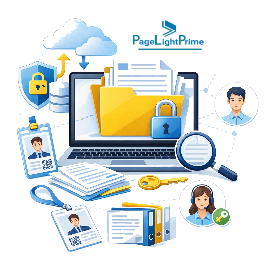 document access and billing data after system migration, including checking document versions, search results 