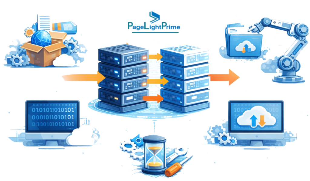 checklist with steps like test migrations, blackout scheduling, and rollback planning