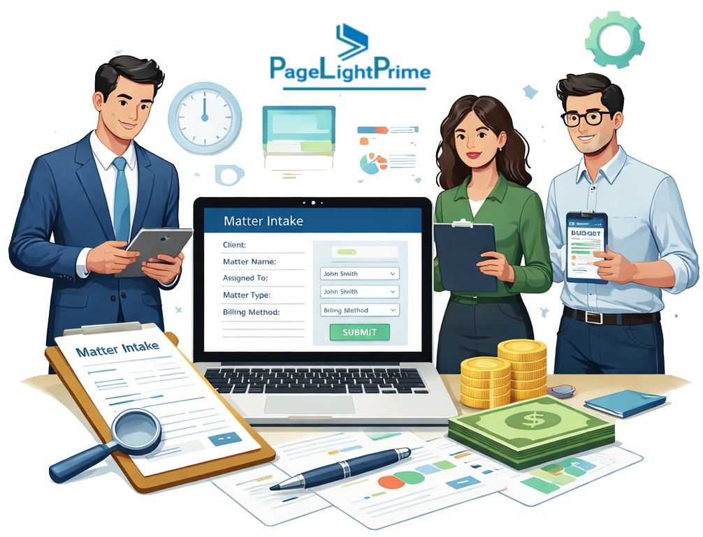 legal billing workflow showing pre-bill generation and attorney review steps 