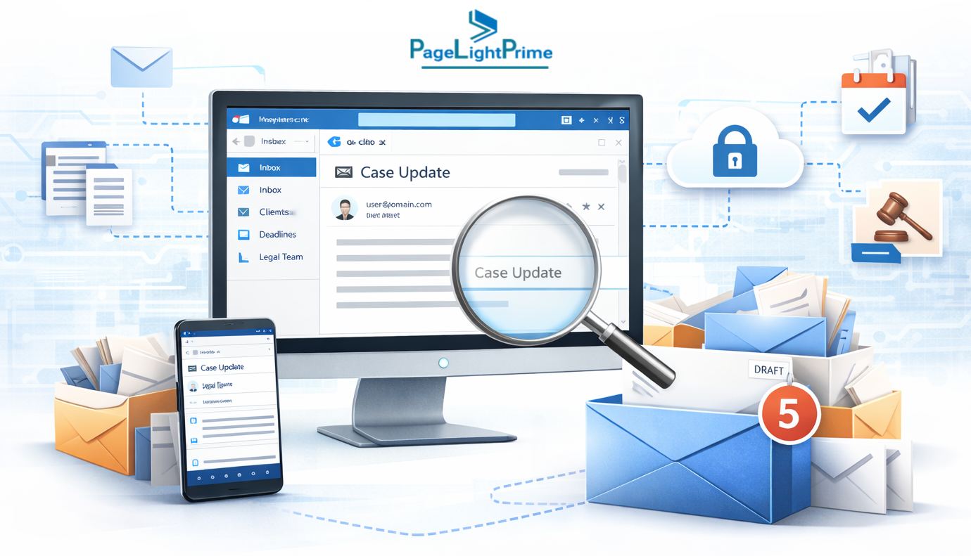 eDiscovery email management showing searchable, compliant email records for litigation