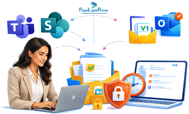 "Outlook email filing into SharePoint matter folder"
