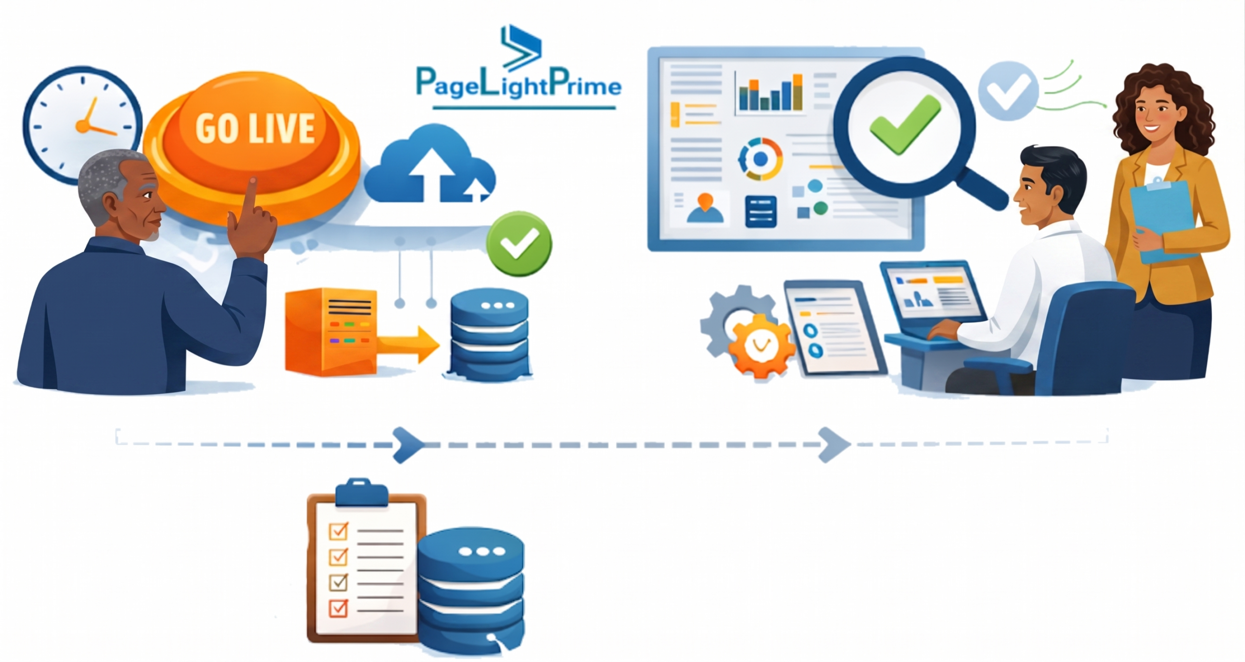 PageLightPrime works, including time and expense capture, automated invoicing, trust accounting workflows 