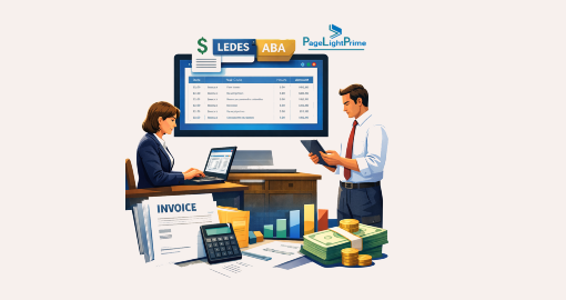 LEDES billing software for law firms overview showing e-billing workflow and compliance