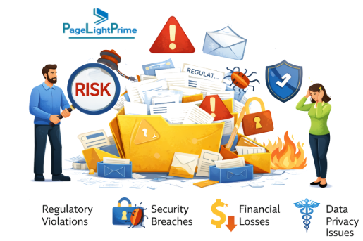 Legal audit trail software displaying tracked email activity and compliance logs