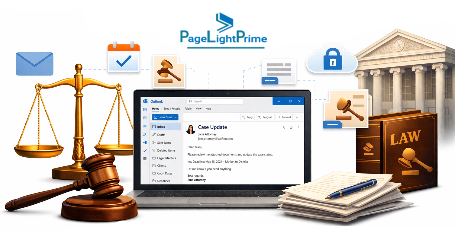 Legal data governance software ensuring structured email and document metadata management