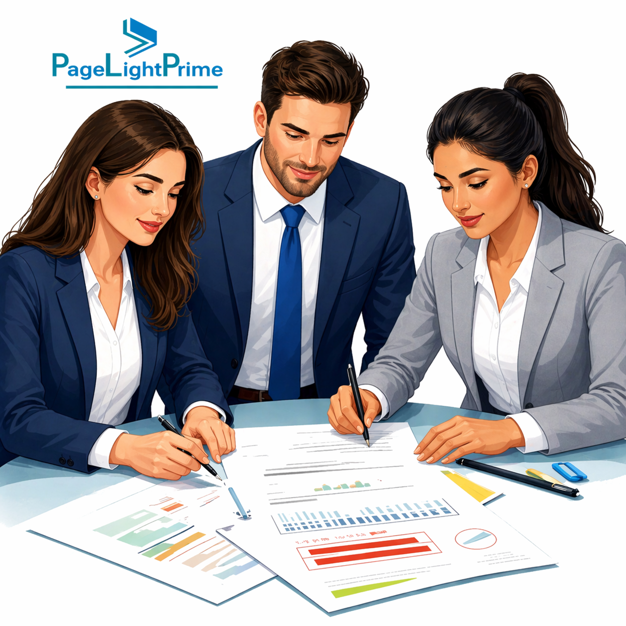 PageLightPrime integrating with Microsoft Teams, SharePoint, and Outlook to manage 