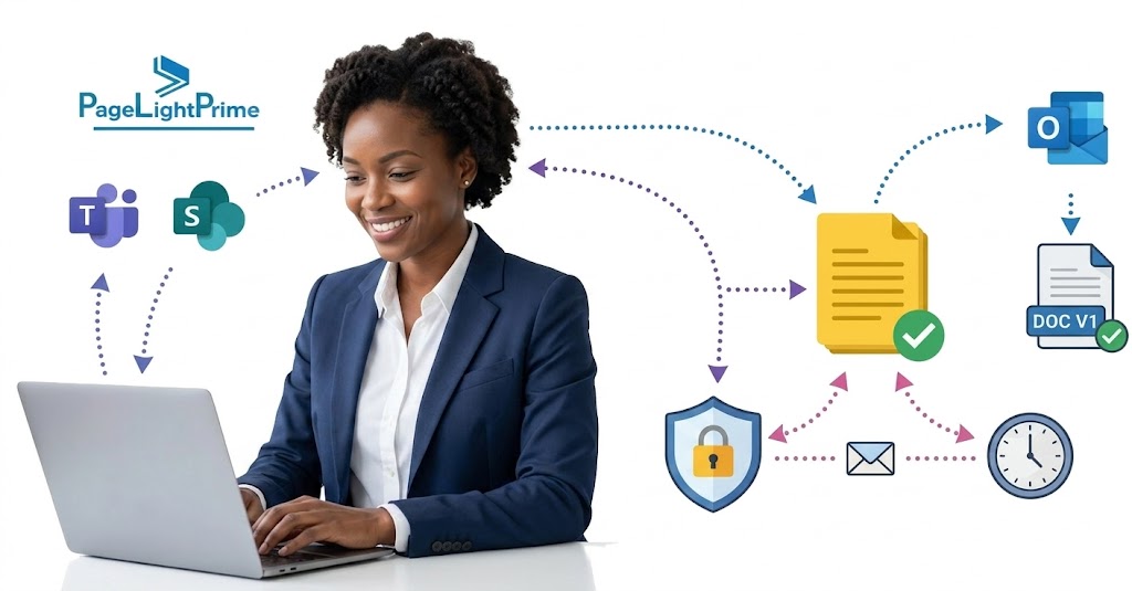 legal accounting software beside text explaining operational inefficiencies caused by disconnected systems