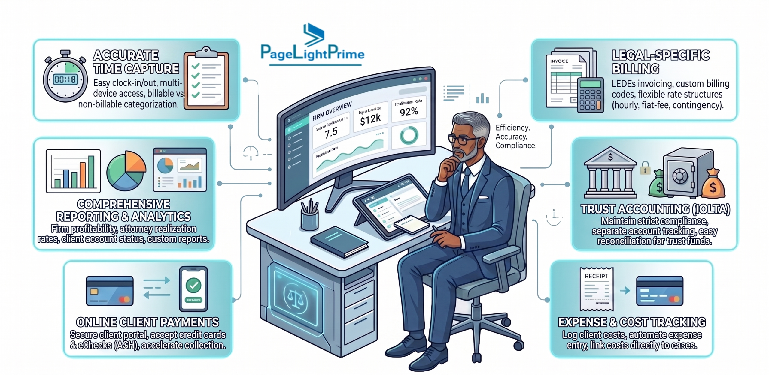 ‘Real-World Insight’ comparing legal document management approaches. Bullet points explain that SharePoint offers strong capabilities