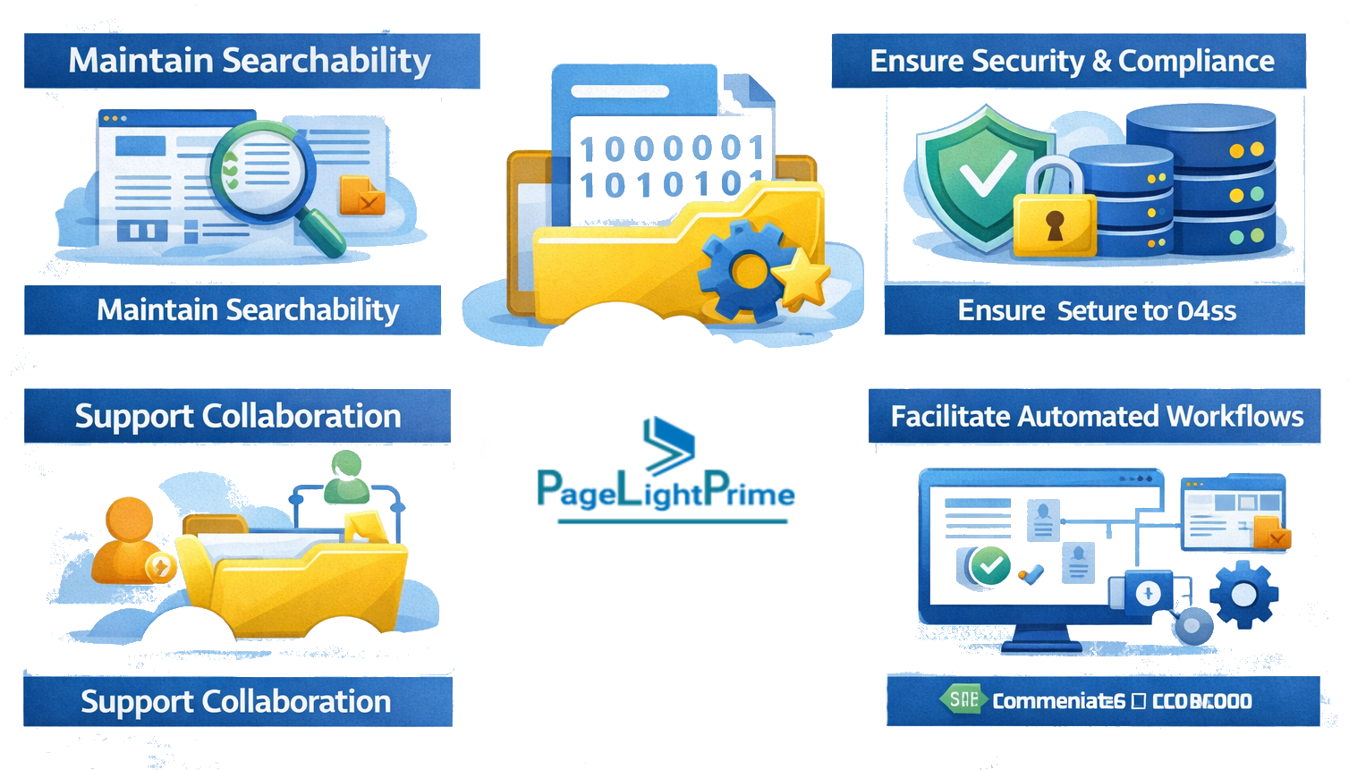 SharePoint alone versus PageLightPrime for legal workflow management. Left side shows a digital business management