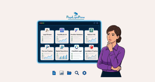 Alt text: Clio alternatives 2026 legal practice management software comparison dashboard