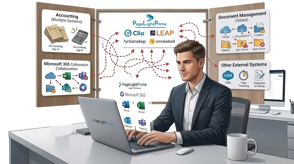 Intelligence with Microsoft 365 Copilot, highlighting secure access, data protection, governance controls, and confidentiality for law firms.