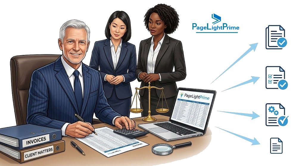 legal professionals using an AI-powered compliance dashboard to manage secure document