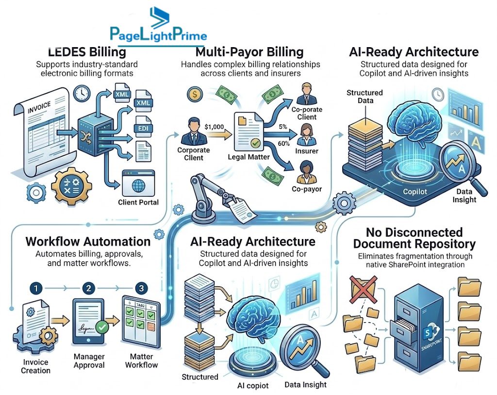 AI-powered legal billing automation system identifying missing time entries and improving invoice accuracy