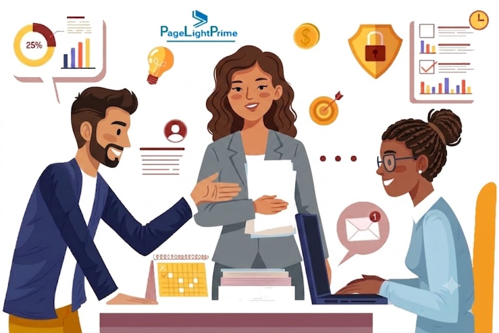 Clio legal practice management software illustration featuring matter management