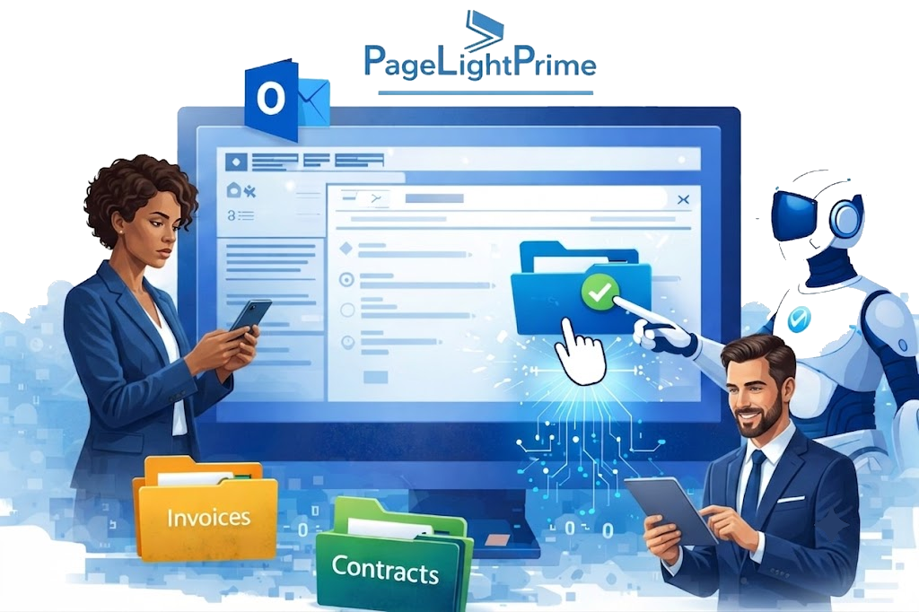 Comparison chart between Clio and PageLightPrime highlighting Microsoft 365-native legal software advantages