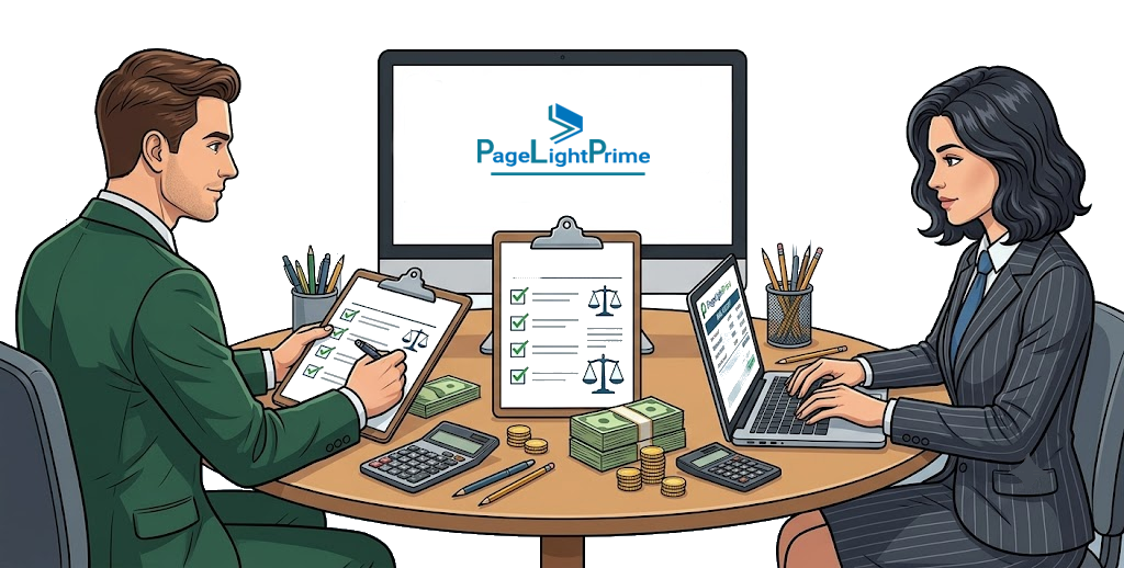 The text recommends PageLightPrime for Microsoft 365 integration, iManage for enterprise document governance