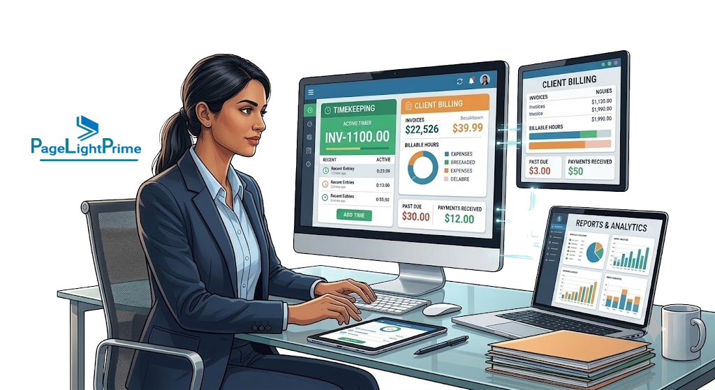 Insurance defense law firm tracking billable time with LEDES billing support