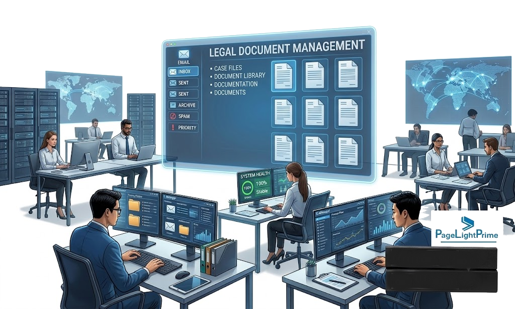 Legal document management security features including encryption and audit trails