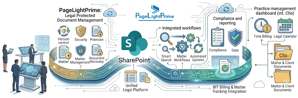 Microsoft 365 legal document management platform for law firms