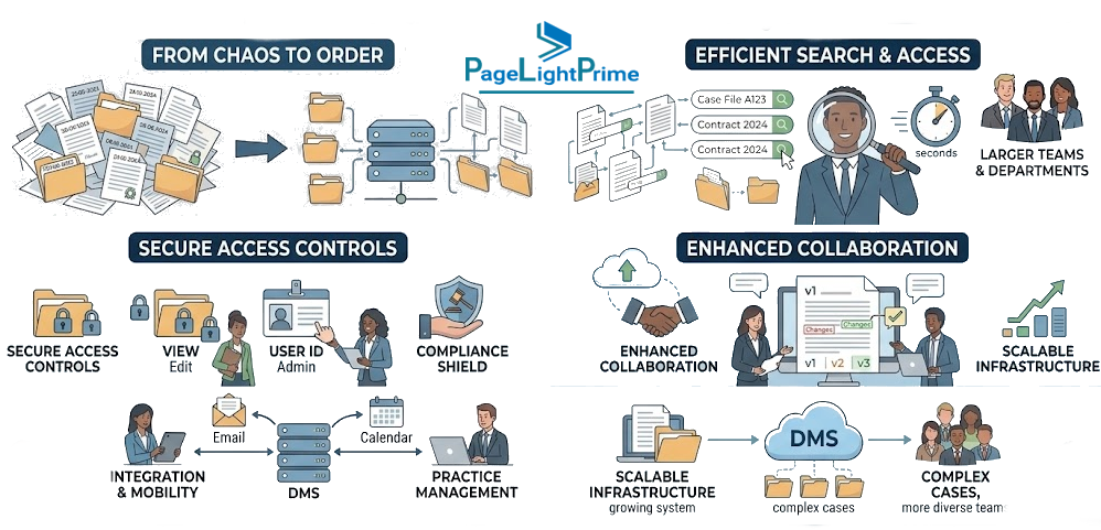 Legal email management with Microsoft Outlook integration for law firms