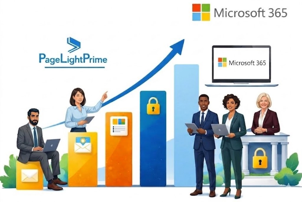 Comparison graphic showing Smokeball legal practice management software with Microsoft 365