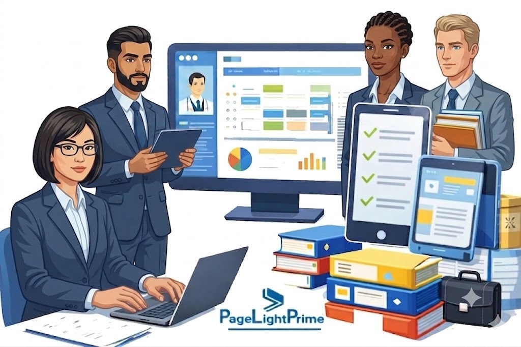 Infographic summarizing the legal financial lifecycle with legal time tracking, billing, trust accounting