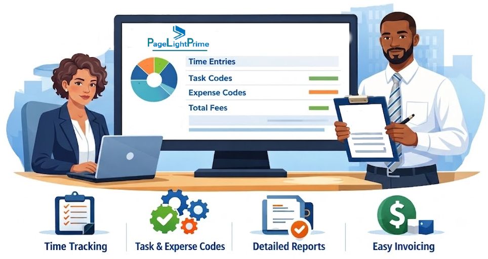workflow standardization, and enterprise integrations, with PageLightPrime, LEAP Legal Software, and Smokeball listed as recommended options