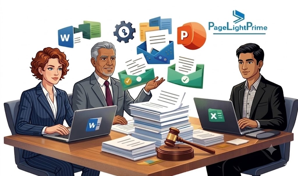legal professionals using MyCase practice management software with Microsoft Office, PageLightPrime