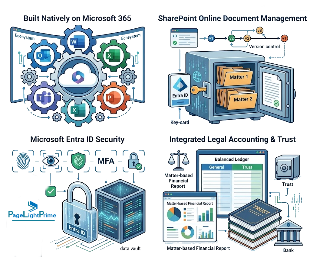 Microsoft Outlook integrated with legal billing software for capturing billable time from emails
