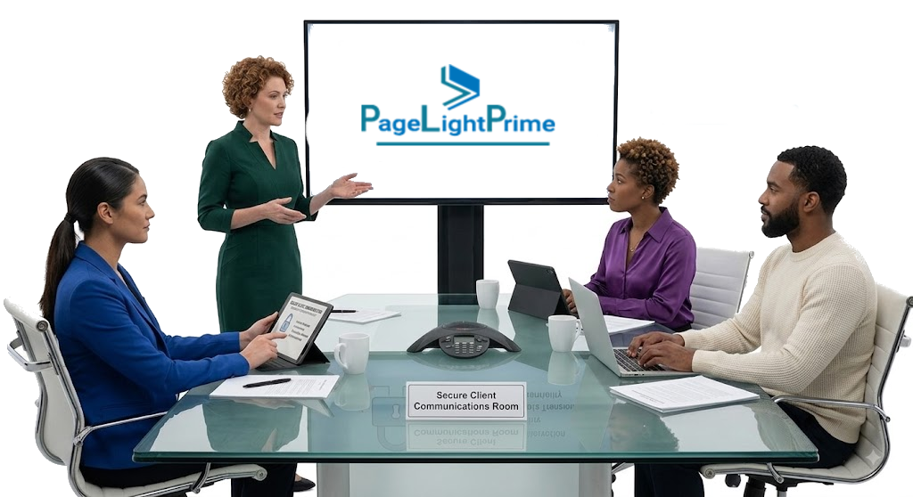 Legal professionals using software to manage carrier reporting deadlines, compliance requirements