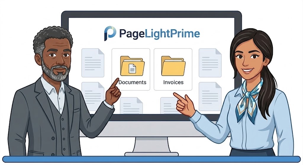 legal professional using the PageLightPrime platform with cloud-based SharePoint document management