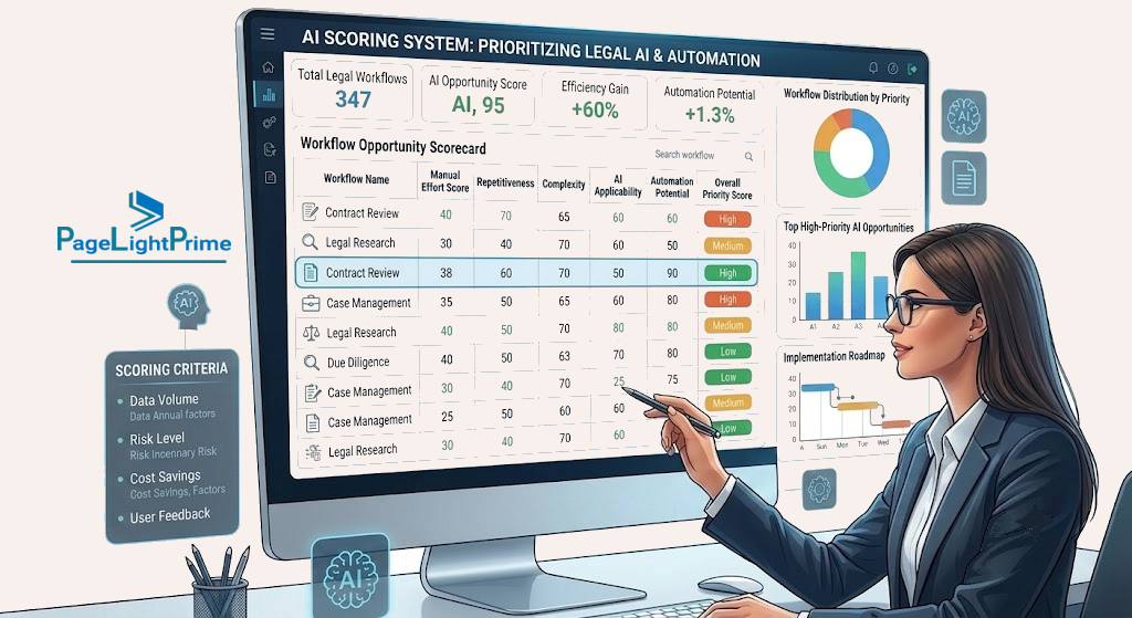 PASS AI scoring system for prioritizing legal workflows