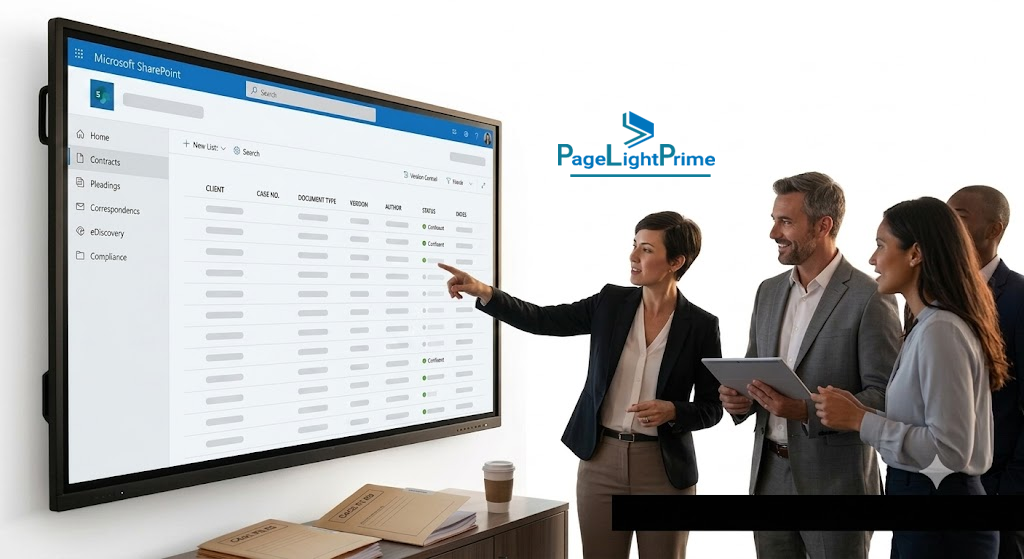 PageLightPrime legal document management consulting for SharePoint and Microsoft 365