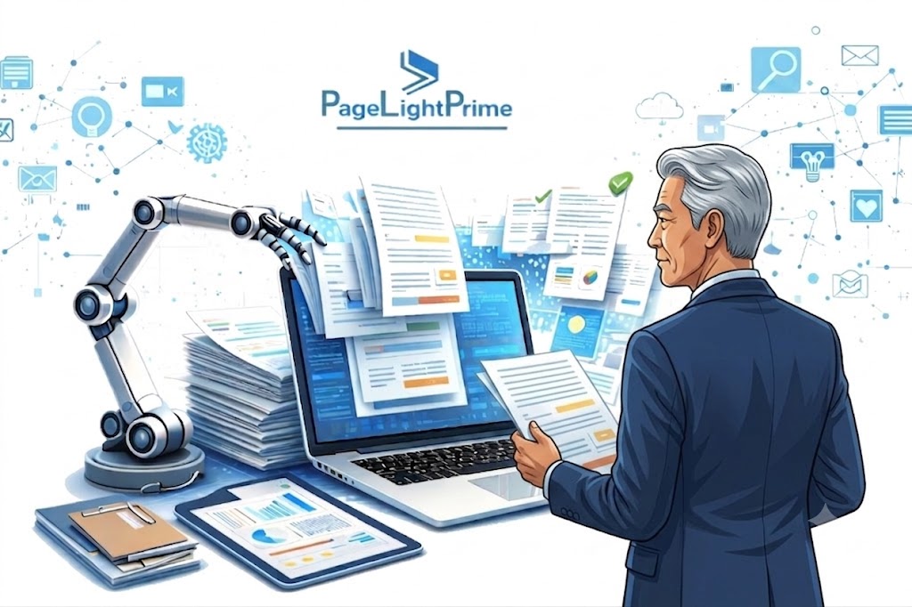Professionals using PageLightPrime's SharePoint-based legal document management solution, showcasing integrated document management